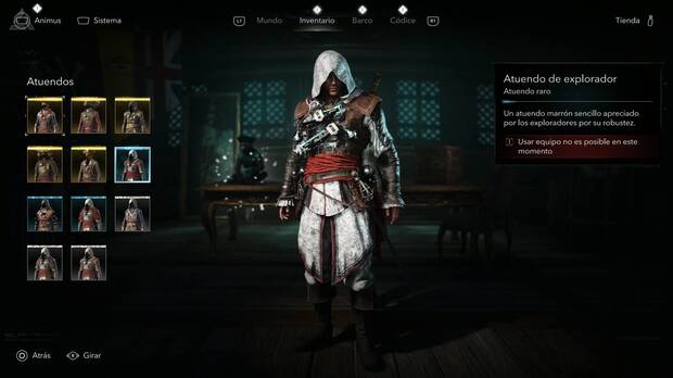 Assassin's Creed Black Flag Resynced - Atuendos, Atuendo de explorador