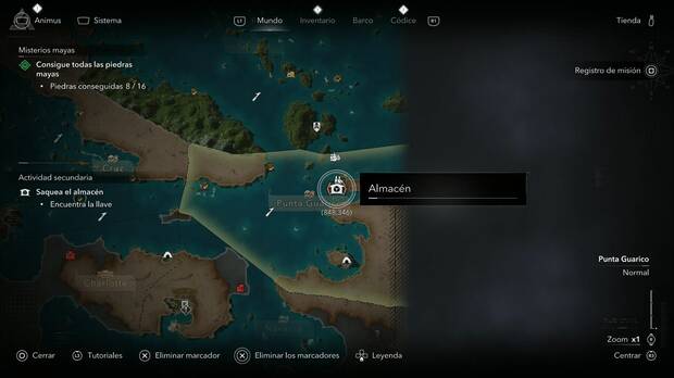 Assassin's Creed Black Flag Resynced - Almacenes, ubicaci�n del almac�n de Tortuga