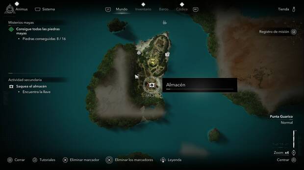 Assassin's Creed Black Flag Resynced - Almacenes, ubicaci�n del almac�n de Tortuga