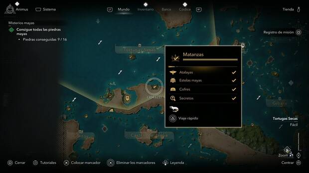 Assassin's Creed Black Flag Resynced - Mapas del tesoro, ubicaci�n del mapa del tesoro de Matanzas
