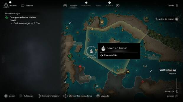 Assassin's Creed Black Flag Resynced - Barcos en llamas, ubicaci�n de barco en llamas