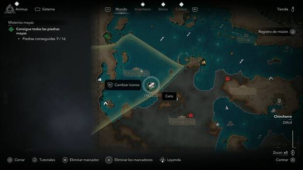Assassin's Creed  Black Flag Resynced - Cartas, ubicaci�n de la carta La llegada del templario en la orilla noroeste de Santanilla