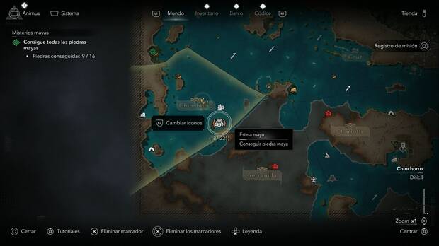 Assassin's Creed Black Flag Resynced - Estelas mayas en Chinchorro, ubicaci�n de la estela maya de Santanilla