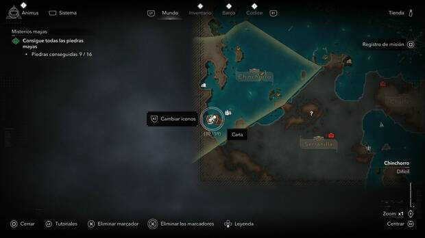 Assassin's Creed Black Flag Resynced - Cartas, ubicaci�n de la carta De ser un Sabio en Cayo Ambergris