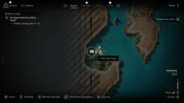 Assassin's Creed Black Flag Resynced - Tesoros en Chinchorro, ubicaci�n de uno de los cofres de Corozal