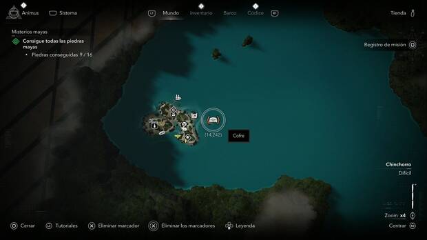 Assassin's Creed Black Flag Resynced - Tesoros en Chinchorro, ubicaci�n de uno de los cofres de Corozal