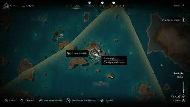 Assassin's Creed Black Flag Resynced - Estelas maya en Serranilla, ubicaci�n de una de las estelas de Misteriosa