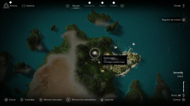 Assassin's Creed Black Flag Resynced - Estelas mayas en Serranilla, ubicaci�n de la estela maya de New Bone