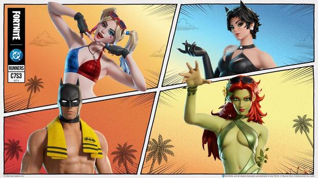 Fortnite skins de verano de DC Comics para mayores de 13 a�os