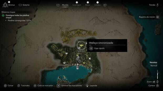 Assassin's Creed Black Flag Resynced - Atalayas en Navassa, ubicaci�n de una de las atalayas de Kingston