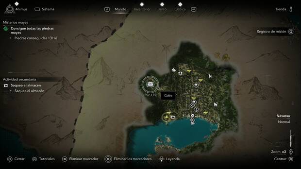 Assassin's Creed Black Flag Resynced - Cofres en Navassa, ubicaci�n de uno de los tesoros de Kingston