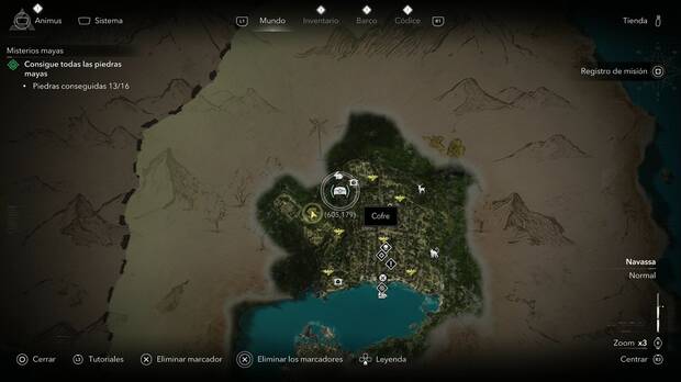 Assassin's Creed Black Flag Resynced - Cofres en Navassa, ubicaci�n de uno de los tesoros de Kingston