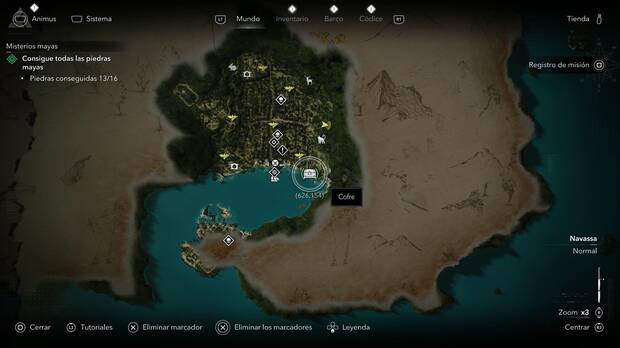 Assassin's Creed Black Flag Resynced - Cofres en Navassa, ubicaci�n de uno de los tesoros de Kingston