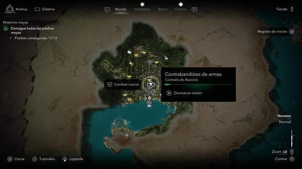 Assassin's Creed Black Flag Resynced - Contratos de Asesino, punto de Kingston donde se activa Contrabandistas de armas