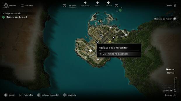 Assassin's Creed Black Flag Resynced - Atalayas de Navassa, ubicaci�n de una de las atalayas de Port Royal