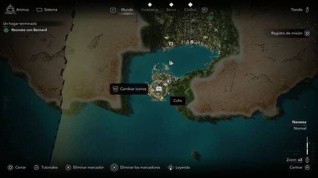 Assassin's Creed Black Flag Resynced - Tesoros en Navassa, ubicaci�n de uno de los cofres de Port Royal