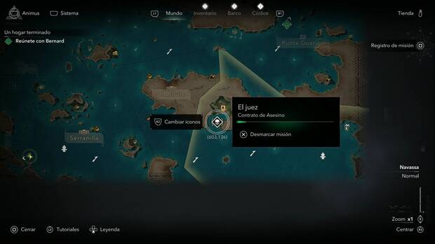 Assassin's Creed Black Flag Resynced - Contratos de Asesino, punto de Port Royal donde se activa la misi�n Juez