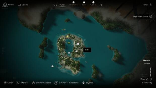 Assassin's Creed Black Flag Resynced - Tesoros en Navassa, ubicaci�n de uno de los cofres de la Isla del Misterio