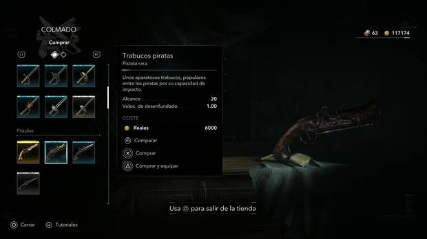 Assassin's Creed Black Flag Resynced - Armas, Trabucos piratas