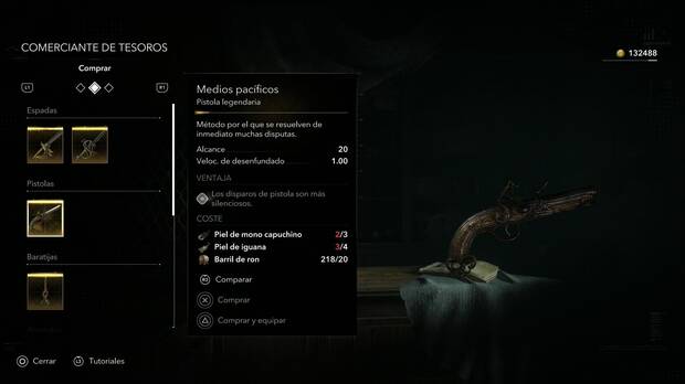 Assassin's Creed Black Flag Resynced -  Armas, pistola Medios pac�ficos
