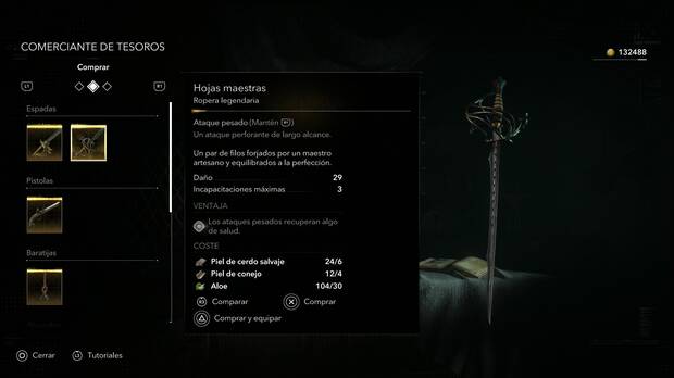 Assassin's Creed Black Flag Resynced -  Armas; Hojas maestras