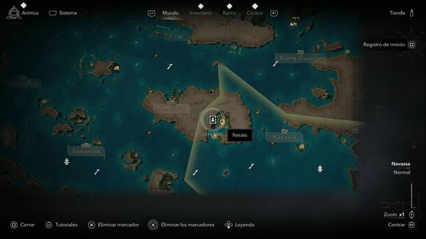 Assassin's Creed Black Flag Resynced - Retratos, ubicaci�n del retrato de Laurens Prins en Kingston