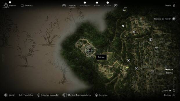 Assassin's Creed Black Flag Resynced - Retratos, ubicaci�n del retrato de Laurens Prins en Kingston