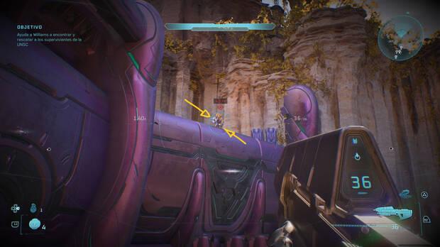 Halo: Campaign Evolved - Posici�n n3 de enemigo con escudo para desbloquear la calavera Temperamental