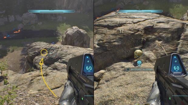 Halo: Campaign Evolved - Localizaci�n de la calavera El suelo es lava