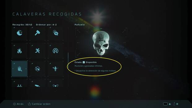 Halo: Campaign Evolved - Activar calavera Pa�uelo para tener munici�n infinita