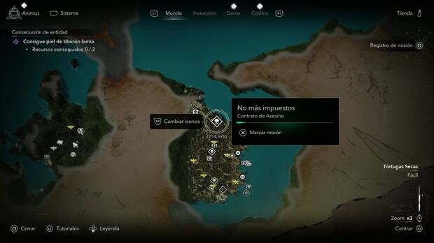 Assassin's Creed Black Flag Resynced - Contratos de Asesino, ubicaci�n del contrato No m�s impuestos en la zona norte de La Habana