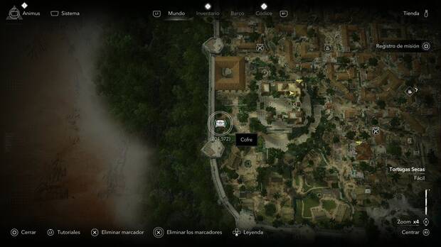 Assassin's Creed Black Flag Resynced - Tesoros en Tortugas secas, ubicaci�n de uno de los cofres del tesoro de La Habana