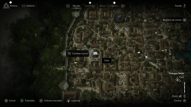 Assassin's Creed Black Flag Resynced - Tesoros en Tortugas secas, ubicaci�n de uno de los cofres del tesoro de La Habana