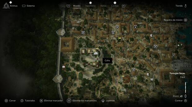 Assassin's Creed Black Flag Resynced - Tesoros en Tortugas secas, ubicaci�n de uno de los cofres del tesoro de La Habana