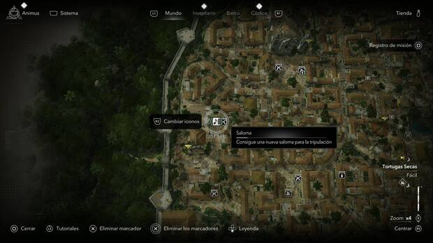 Assassin's Creed Black Flag Resynced - Partituras de salomas, ubicaci�n de la partitura Rumbo a Cuba en La Habana, Tortugas Secas