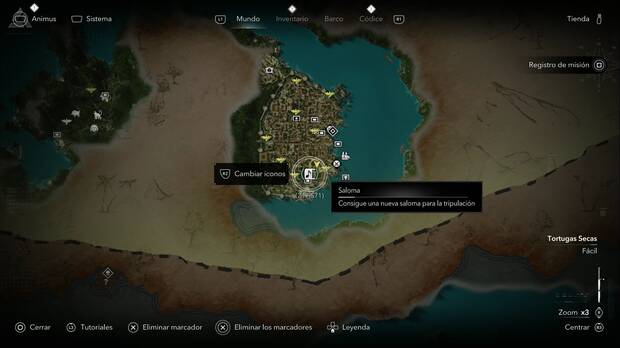 Assassin's Creed Black Flag Resynced - Partituras de salomas, ubicaci�n de la partitura El caballo muerto en La Habana, Tortugas Secas