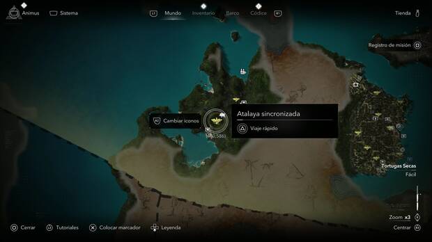 Assassin's Creed Black Flag Resynced - Atalayas, ubicaci�n una de las atalayas del Cabo de Buenavista