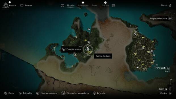 Assassin's Creed Black Flag Resynced - Archivos de datos, ubicaci�n de la Grabaci�n de vigilancia, servidor principal (Borrada) en el Cabo de Buenavista