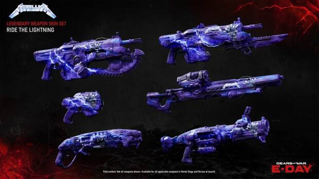 Gears of War: E-Day objetos Metallica