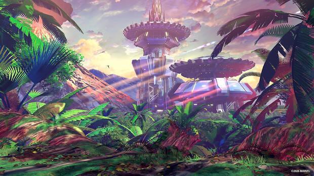 Marvel Tōkon: Fighting Souls - Imagen del escenario Tierra Salvaje