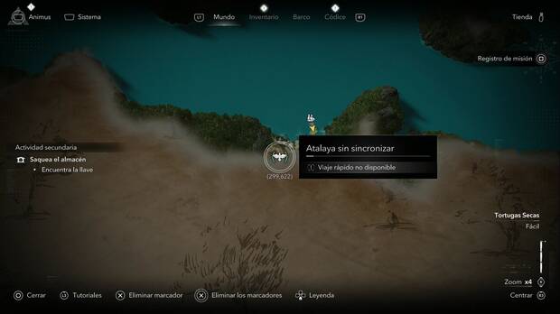 Assassin's Creed Black Flag Resynced - Atalayas, ubicaci�n de la atalaya de Matanzas