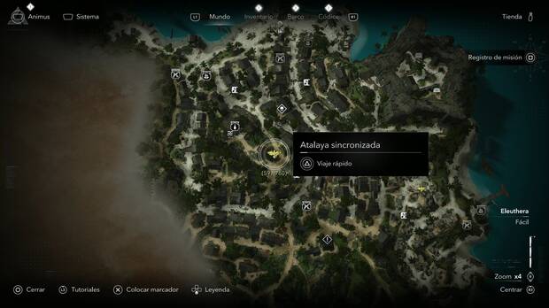 Assassin's Creed Black Flag Resynced - Atalayas en Nas�u, ubicaci�n de una de las atalayas de la regi�n