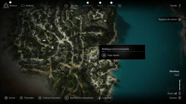 Assassin's Creed Black Flag Resynced - Atalayas en Nas�u, ubicaci�n de una de las atalayas de la regi�n