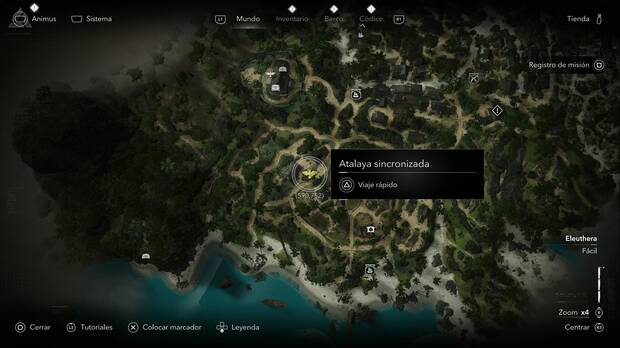 Assassin's Creed Black Flag Resynced - Atalayas en Nas�u, ubicaci�n de una de las atalayas de la regi�n