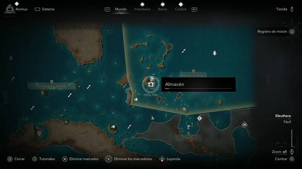 Assassin's Creed Black Flag Resynced - Almacenes, ubicaci�n del almac�n de Nas�u