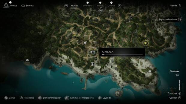 Assassin's Creed Black Flag Resynced - Almacenes, ubicaci�n del almac�n de Nas�u