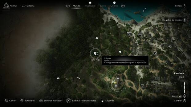 Assassin's Creed Black Flag Resynced - Partituras, ubicaci�n de la partitura D�jala, Johnny en Nas�u, Eleuthera