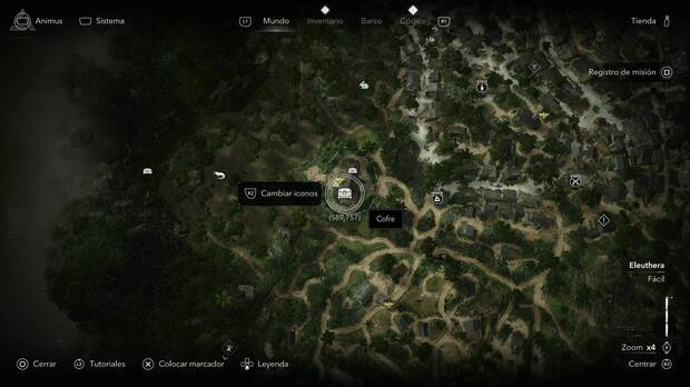 Assassin's Creed Black Flag Resynced - Cofres en Eleuthera, ubicaci�n de uno de los cofres de Nas�u