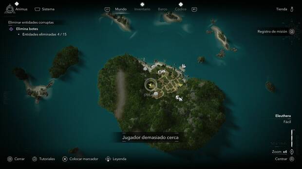 Assassin's Creed Black Flag Resynced - Almac�n de la Isla del Gato, ubicaci�n del enemigo con la llave del almac�n