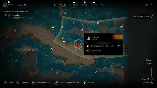 Assassin's Creed Black Flag Resynced - Fuertes, ubicaci�n del fuerte de Gibara